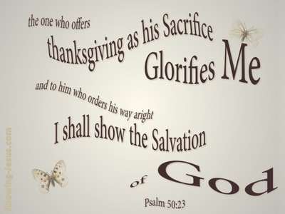 Psalm 50:23